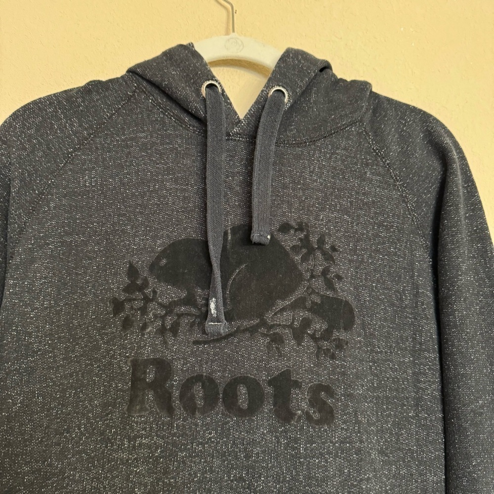 Canadian Heritage Kanga Hoodie Dark Gray Black Fleece Beaver Sweatshirt Sz M $94